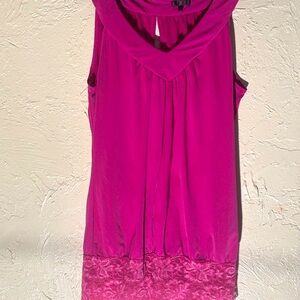 Elegant Pink Sleeveless Top